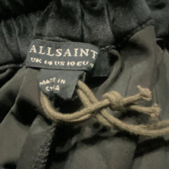 ALLSAINTS Tyler Leg Velvet Pants Size US 10/ UK 14 - Picture 6 of 6